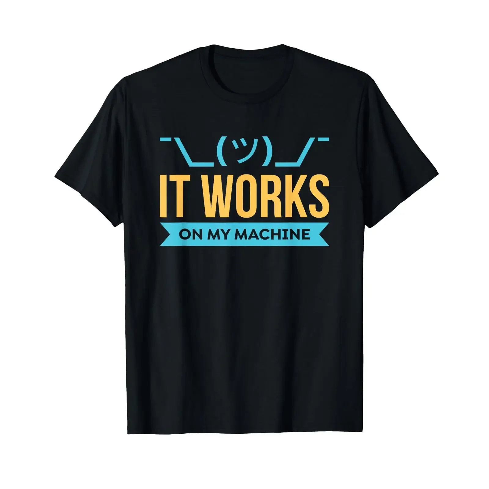 It Works on My Machine Programming T Shirt vintage Washed Casual Slightly Breathable streetwear Top For Everyday Wear fashion