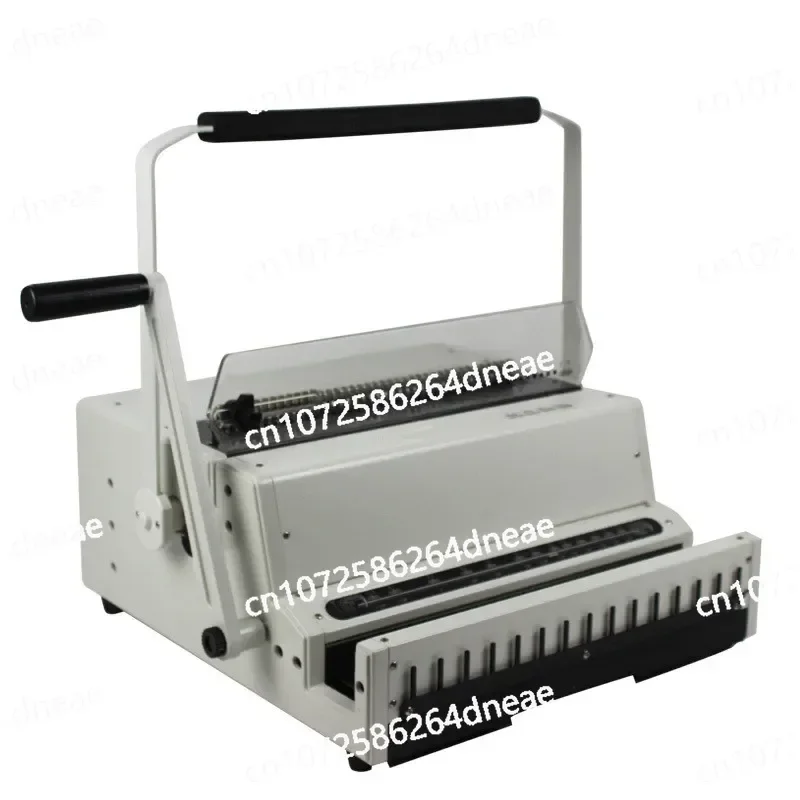 MW600D Iron Ring Binding Machine Loose-leaf Hole Punch Coil Book Binding 2:1/3:1 Binding Machine