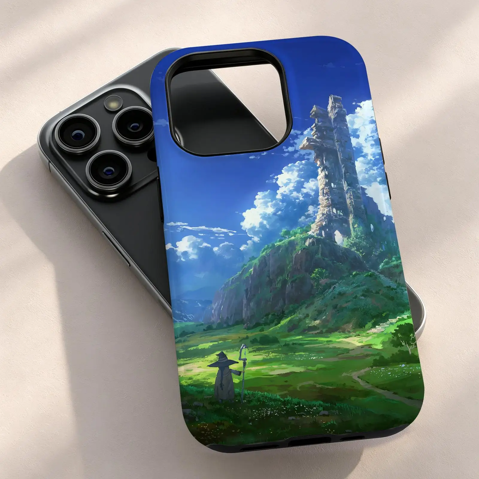 Mushoku Tensei Phone Case For iPhone17 16 16e 15 14 13 12Plus Pro Max Glossy Magnetic Film Case