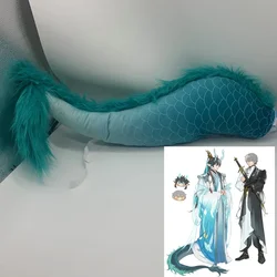 Anime Game Honkai: Star Rail Dan Heng Imbibitor Lunae Dragon Tail Plush Cosplay Prop Costume