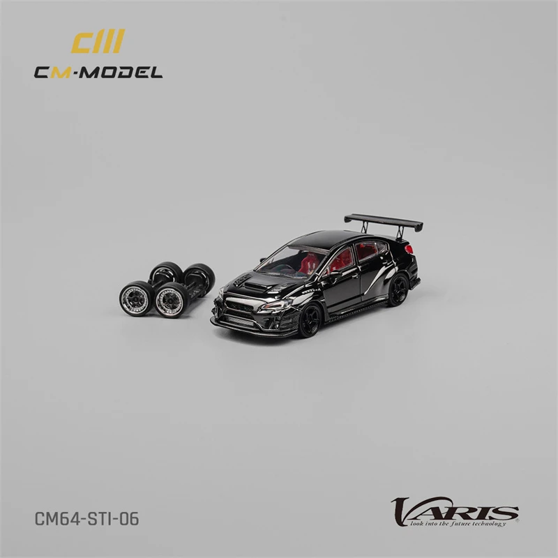 

**Предзаказ** МОДЕЛЬ CM 1:64 Varis WideBody 1,0 Chome Black Литая под давлением модель автомобиля