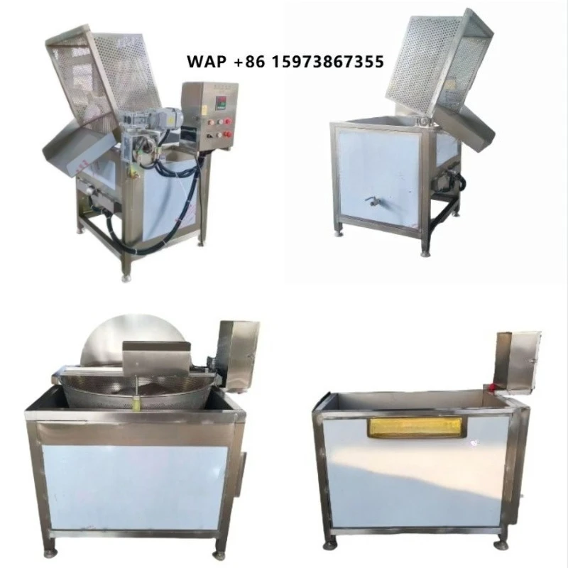 Fryers with Thermostat Control for Crispy Chips Fried Donuts Western Fried Foods Large Capacity Continuous Frying Machine