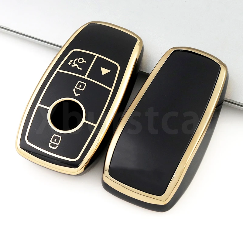

4 Button TPU Shell Fob Bag for Mercedes Benz A C E S Class GLA GLC GLE GL GLS CLA CLS AMG W205 W213 W177 W222 Car Key Case Cover