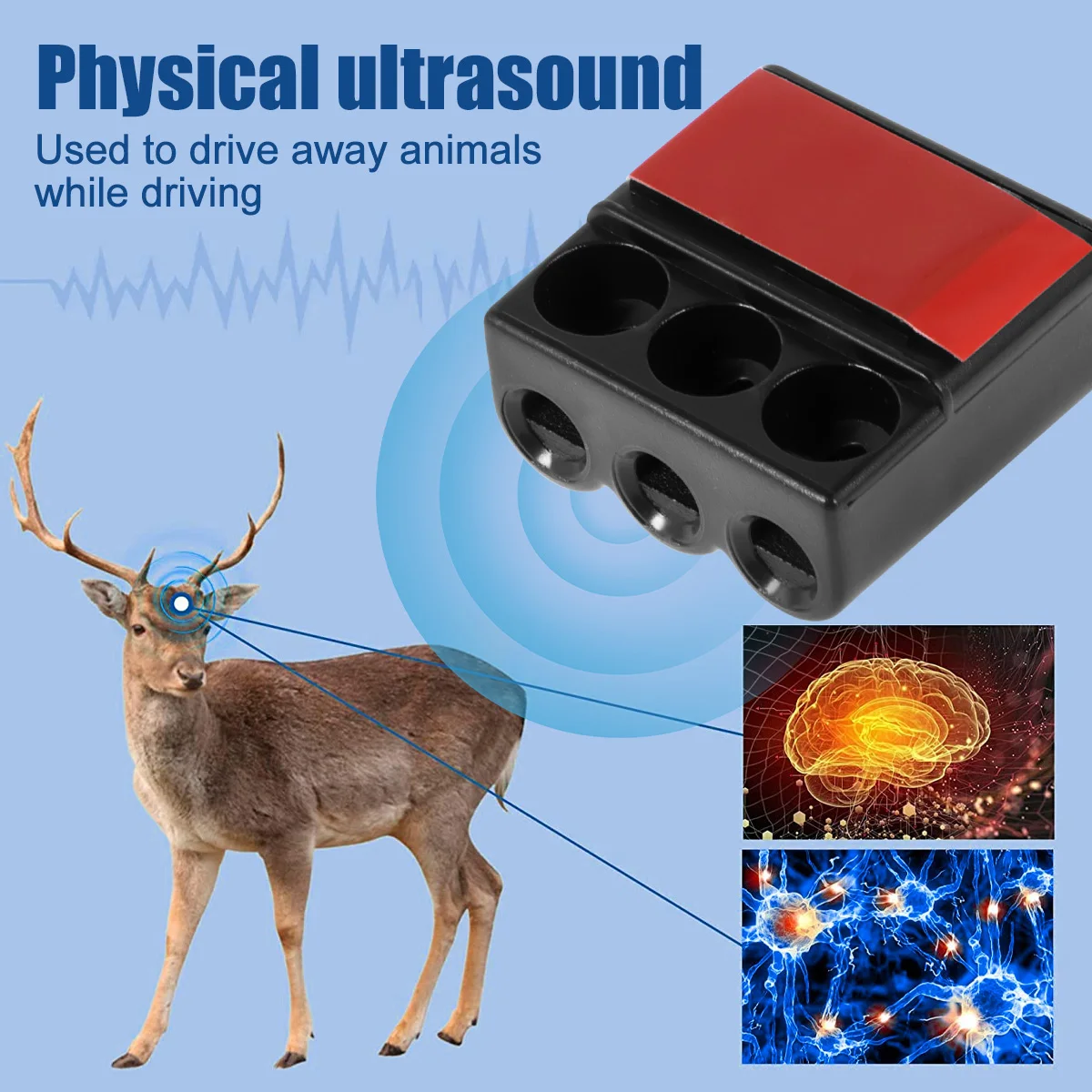 Deer Warning Whistles Device Plastic Deer Repelling Whistles Car Whistle Save Deer Whistles Animal Warning Whistles Deer Alarm