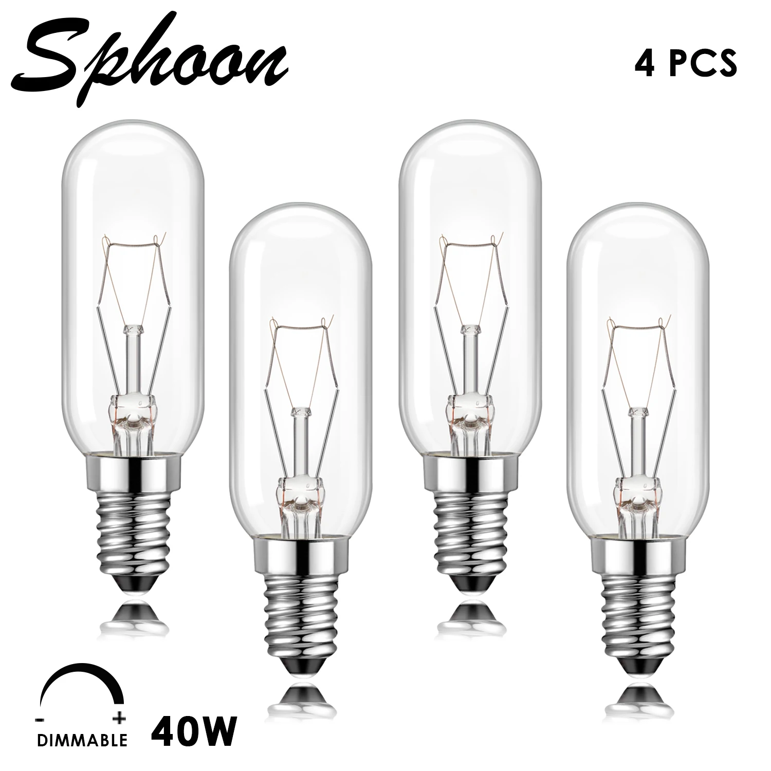 4Pack E14 40W Tubes… - image