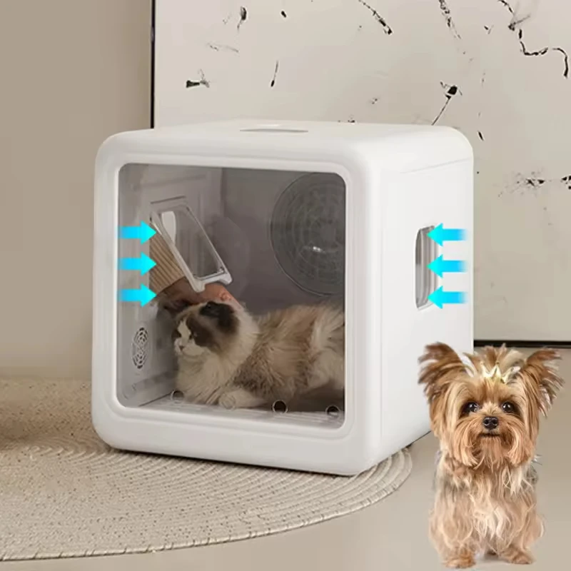 

Automatic Pet Dryer 70L Ultra Quiet 360° Efficient Cat Hair Blowing Drying Box With Time Smart Temperature App Control