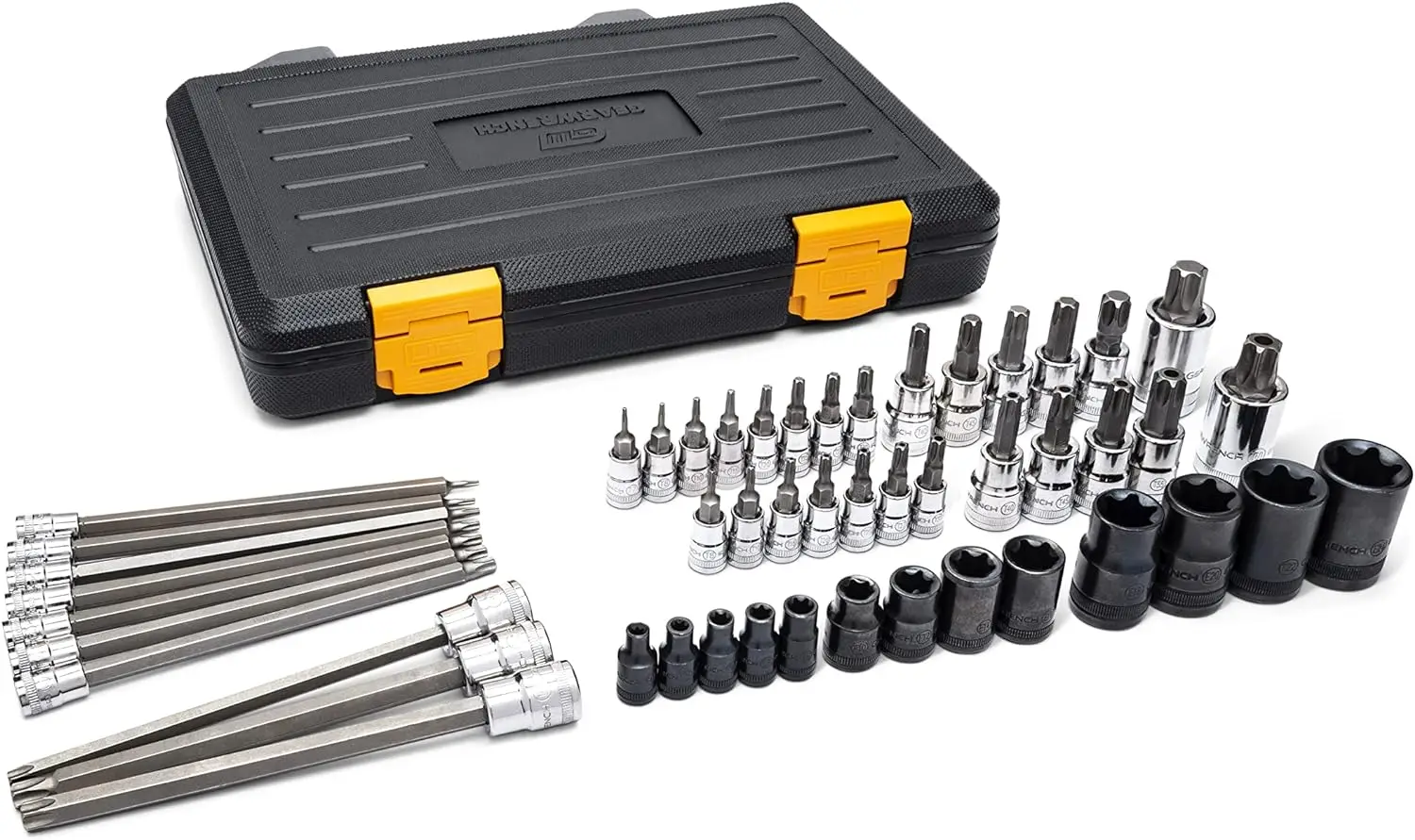 

49 Piece 1/4", /8", 1/2" Drive Torx Bit Socket Set - 89087