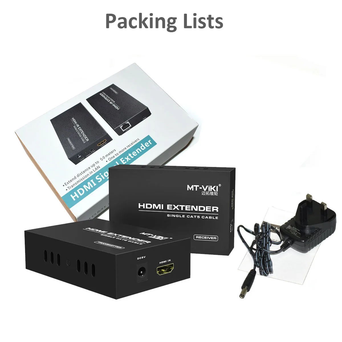 Удлинитель HDMI 200 м через Ethernet Cat5e 6, передатчик и приемник HDMI MT-VIKI через комплект Ethernet