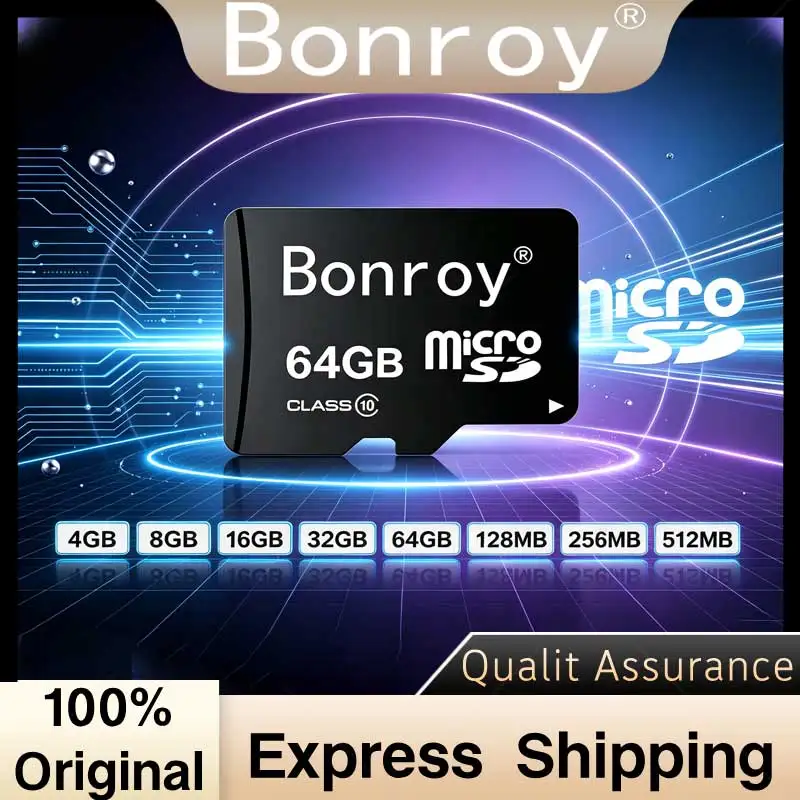 cartao-de-memoria-bonroy-micro-tf-sd-classe-10-128-mb-256-mb-512-mb-4-gb-8-gb-16-gb-32-gb-64-gb-armazenamento-flash-de-alta-velocidade-para-telemovel-e-tablet