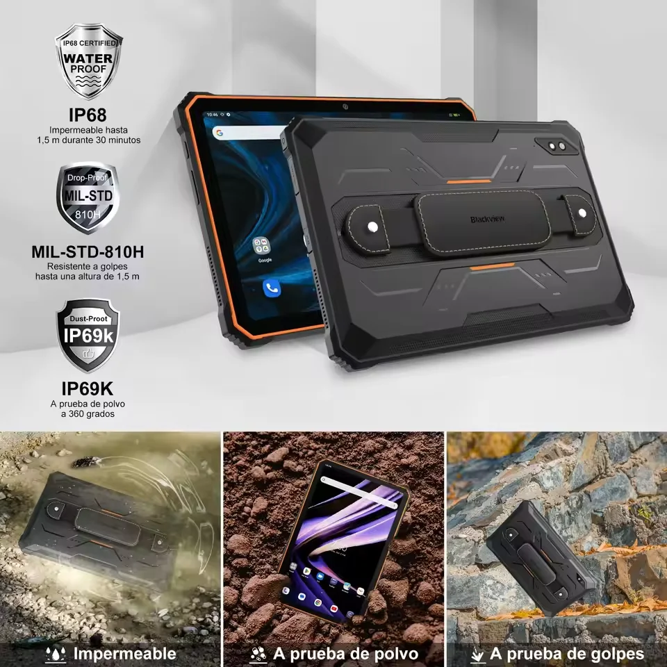Blackview Active 8 Pro أقراص متينة أندرويد 14 10.36 2.4K عرض Helio G99 16GB 256GB كمبيوتر لوحي 22000mAh