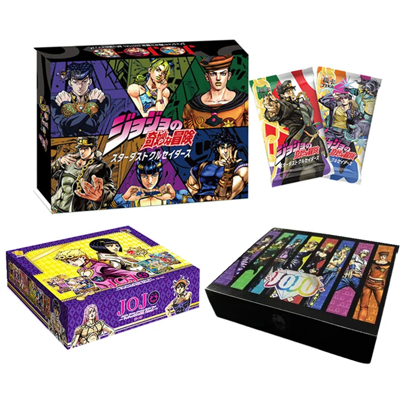 Colección de personajes de Anime japonés JoJo Bizarre Adventure, tarjetas raras, juego de Hobby, regalo de juguete, 2024