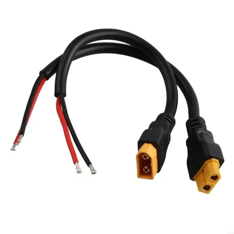 Cable conectores XT60 macho a macho, corriente 15A para coches, carga batería, 20cm longitud, 15UB