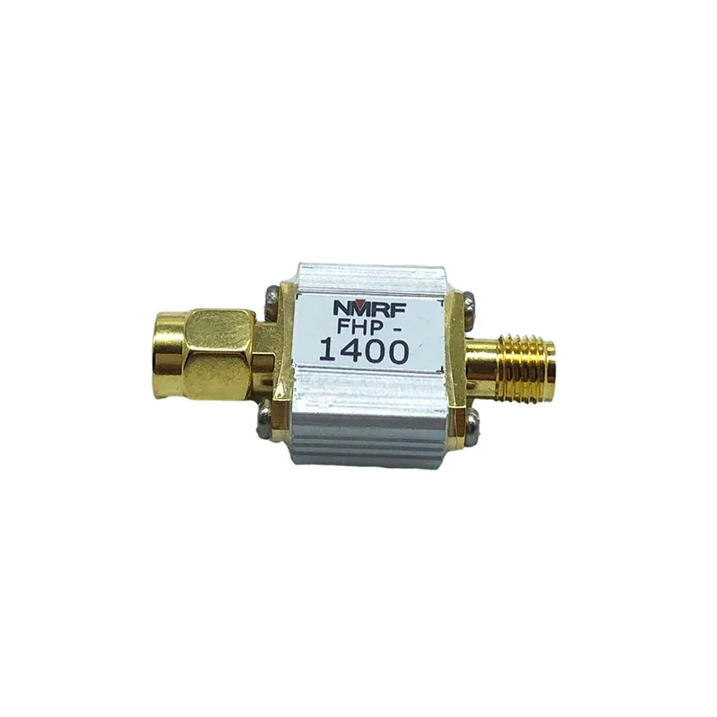 ตัวกรองความถี่ RF Coaxiallcfilter FHP-1400MHz ความถี่สูงขนาดเล็กเป็นพิเศษ