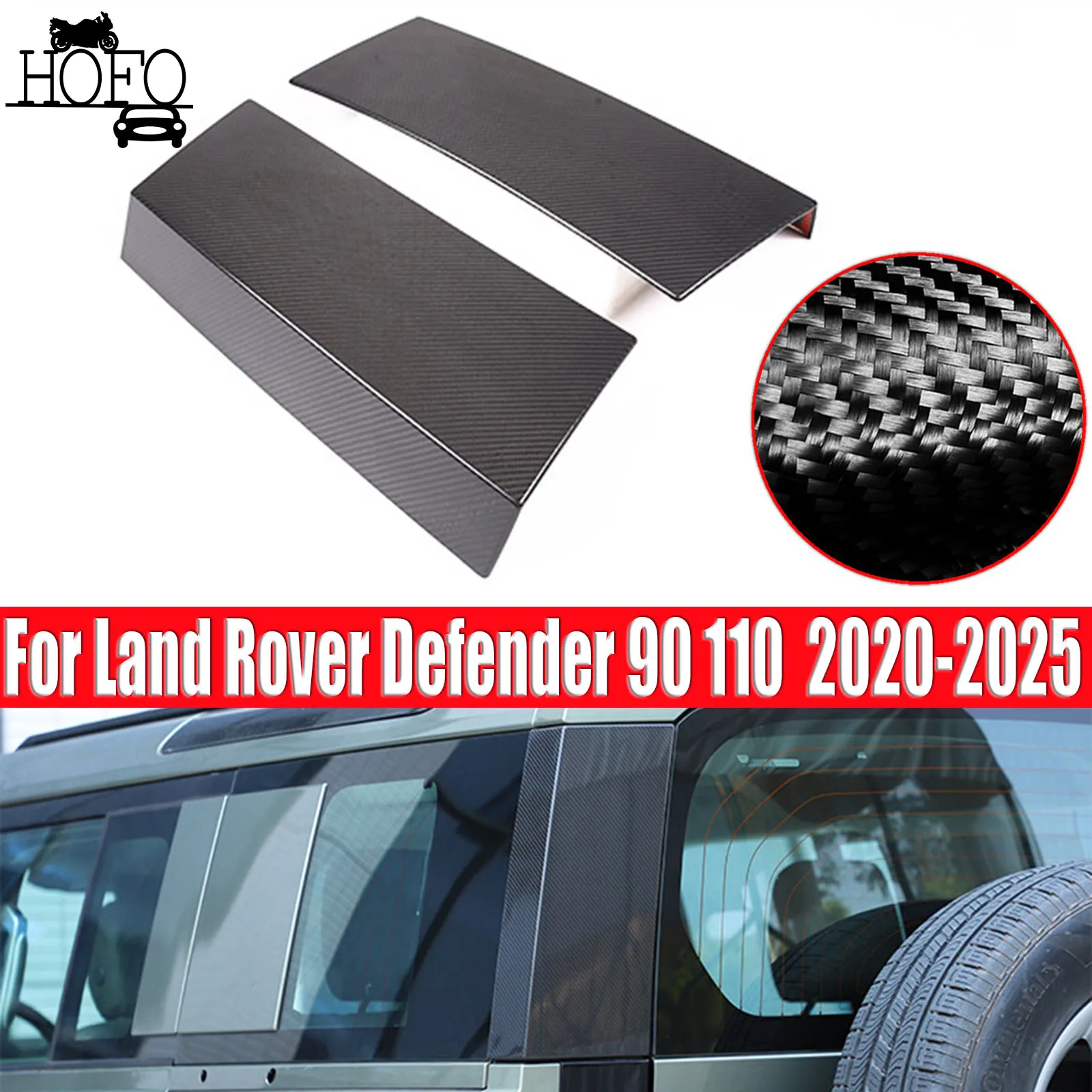 

Tail Window Side Cover Trim For Land Rover Defender 90 110 2020-2025