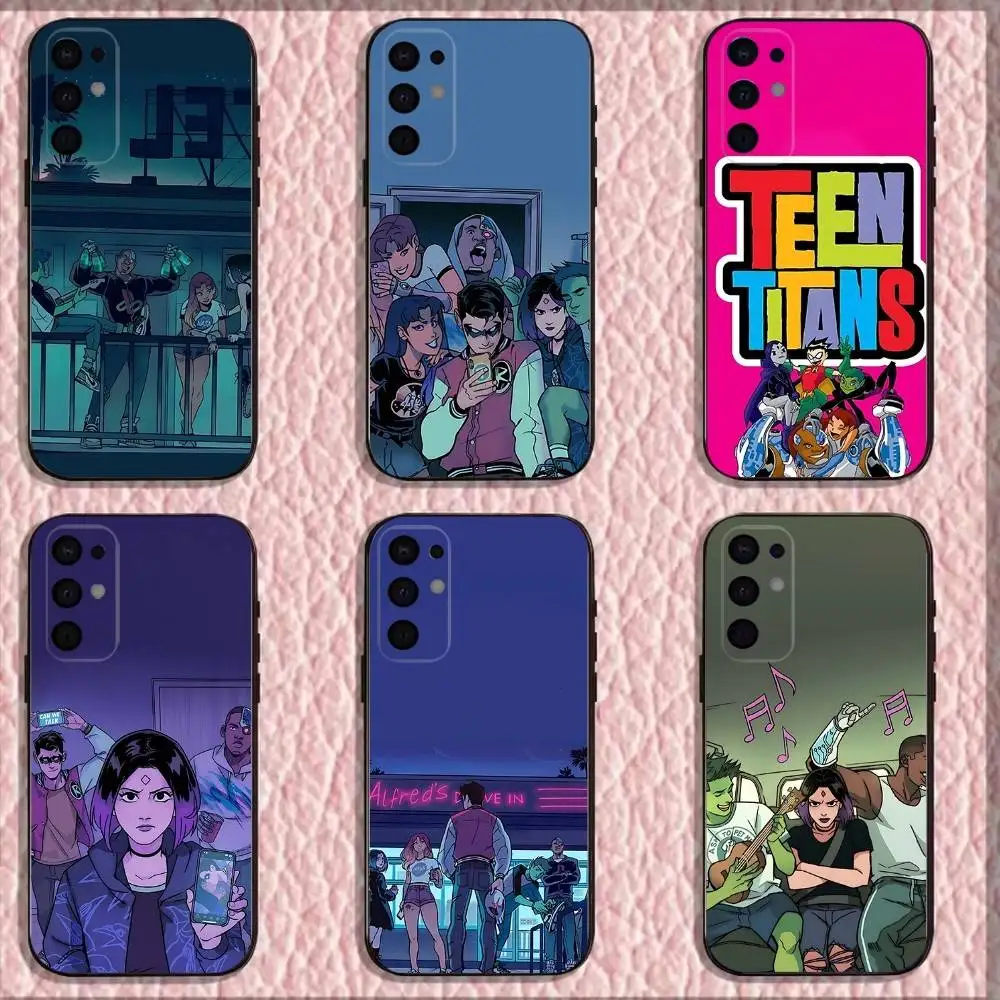 

T-Teen Robin T-Titans Go Phone Case For Samsung S25,S24,S21,S22,S23,S30,Ultra,S20,Plus,Fe,Lite,Note,10,9,5G Black Cover