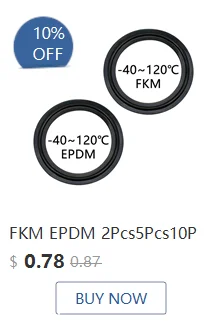 5 Stück hochwertige PTFE-TC-Dichtung – 12,7–219 mm (1–8 Zoll) Sanitär, lebensmittelecht, antihaftbeschichtet, auslaufsicher, für Milchgetränke, Lebensmittel, Pharma – Detail 6