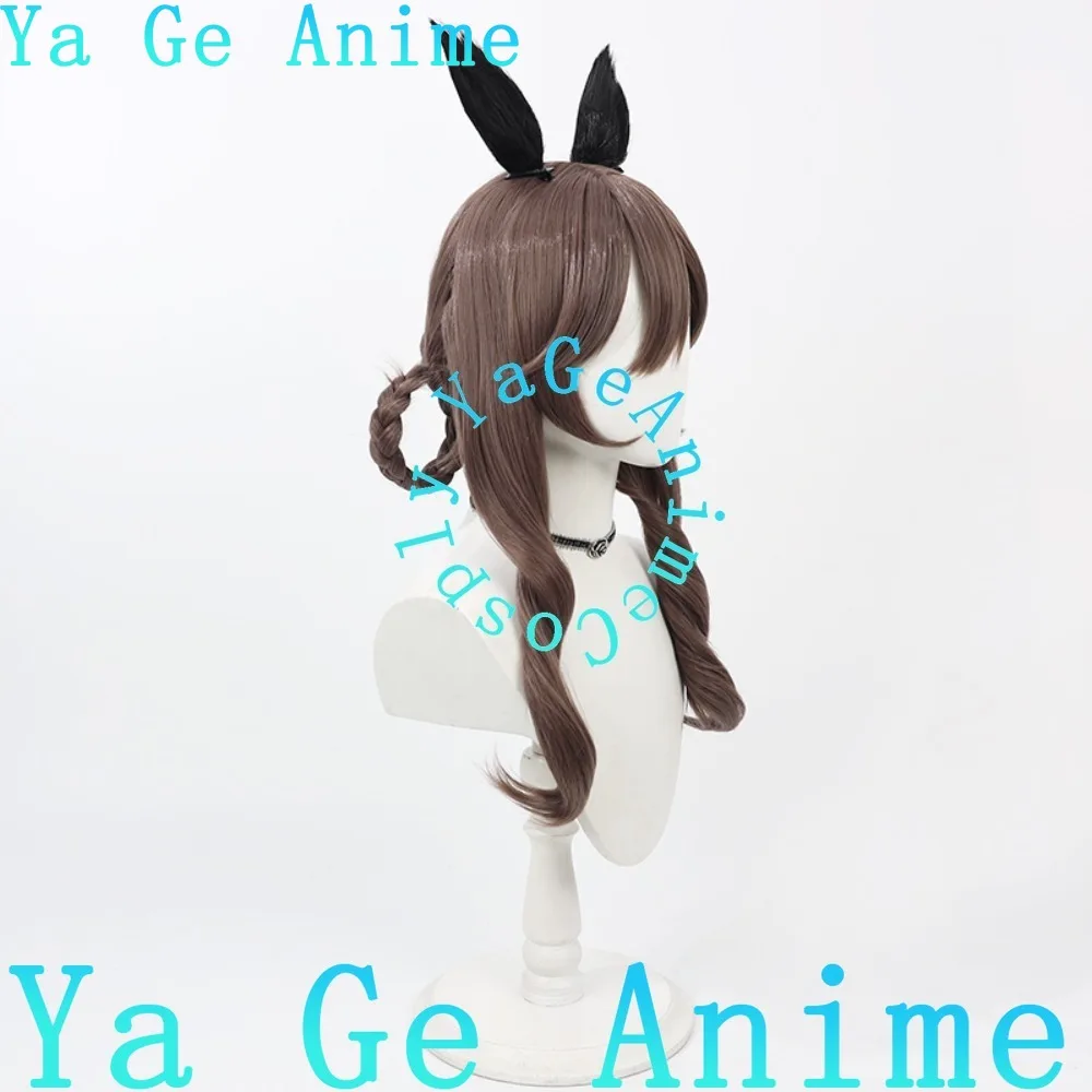Wig Cosplay Uma Musume Pretty Derby Gentildonna Ekor Anime Game Halloween Karnaval Pesta Rambut Sintetis Tahan Panas