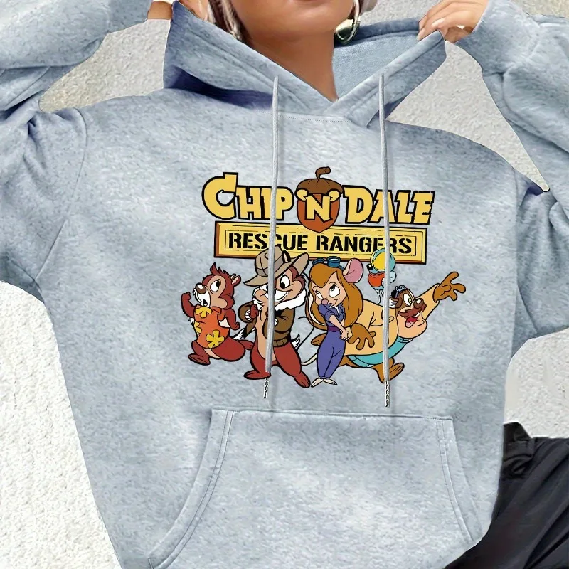 

Женская шапка с узором Disney Chipp and Del Rescue Team, осень/зима, новое издание, подходящее для мужчин и женщин