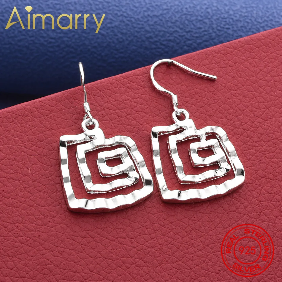 

High Quality Cute Nice Women Wedding Lady Girl Fashion 925 Sterling Silver Party Earring Jewelry Free Shipping Factory Price