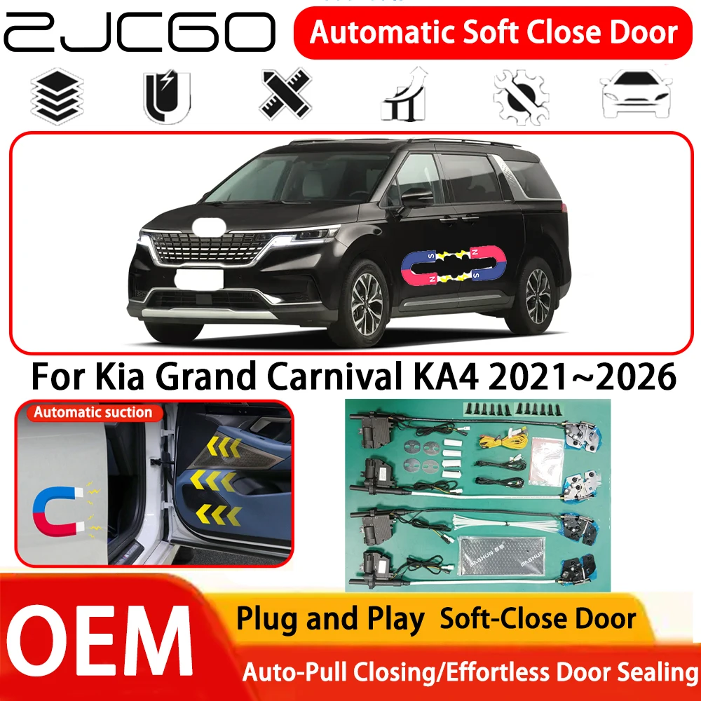 

for Kia Grand Carnival KA4 2021~2026 Car OEM Plug and Play Automatic Electric Soft Close Door Comfort Closing System