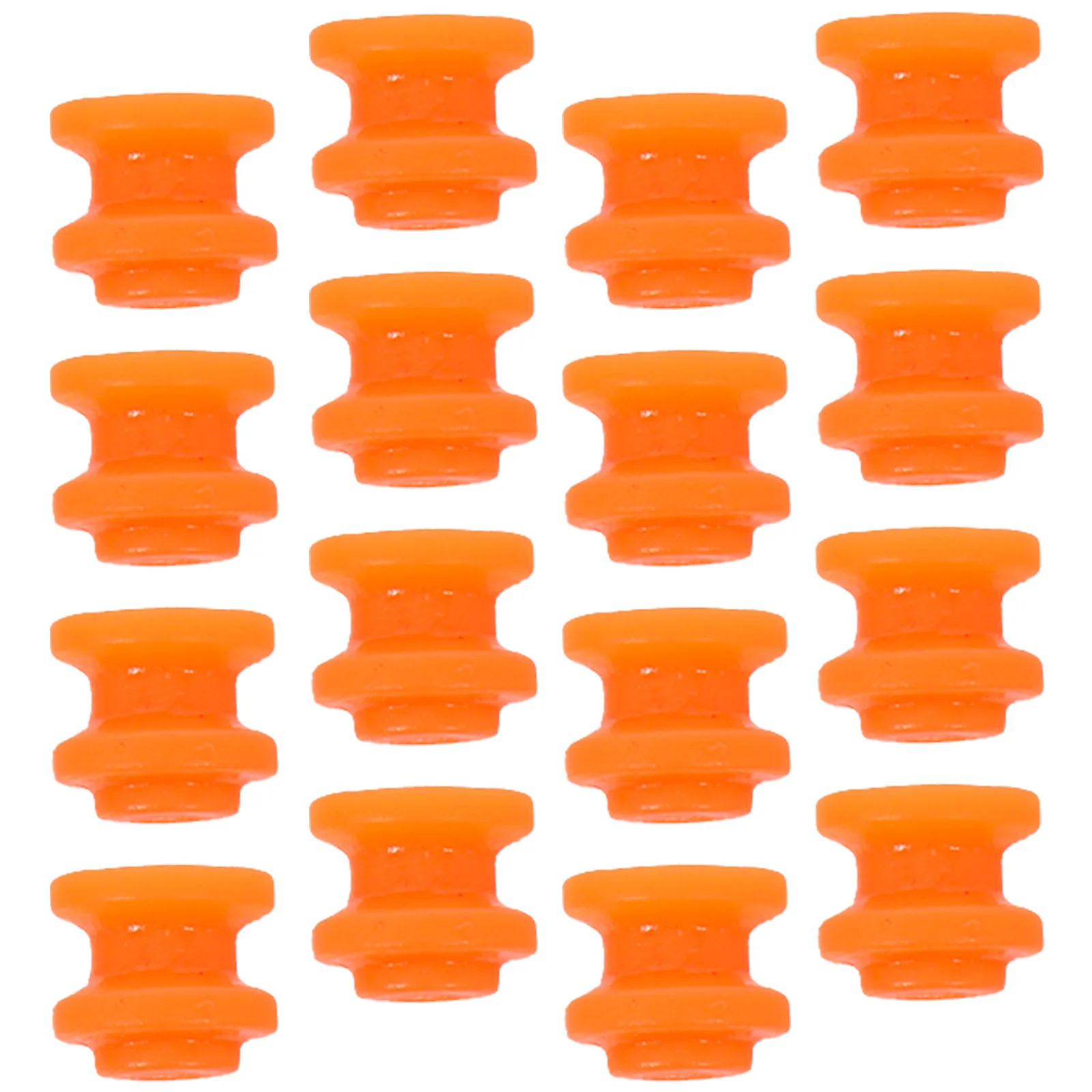 

100 шт. шкивов для моторных ремней, одноручьевые, оранжево-красные, диаметр 6 мм, приводное колесо 2 мм, запчасти и аксессуары для радиоуправляемых машин