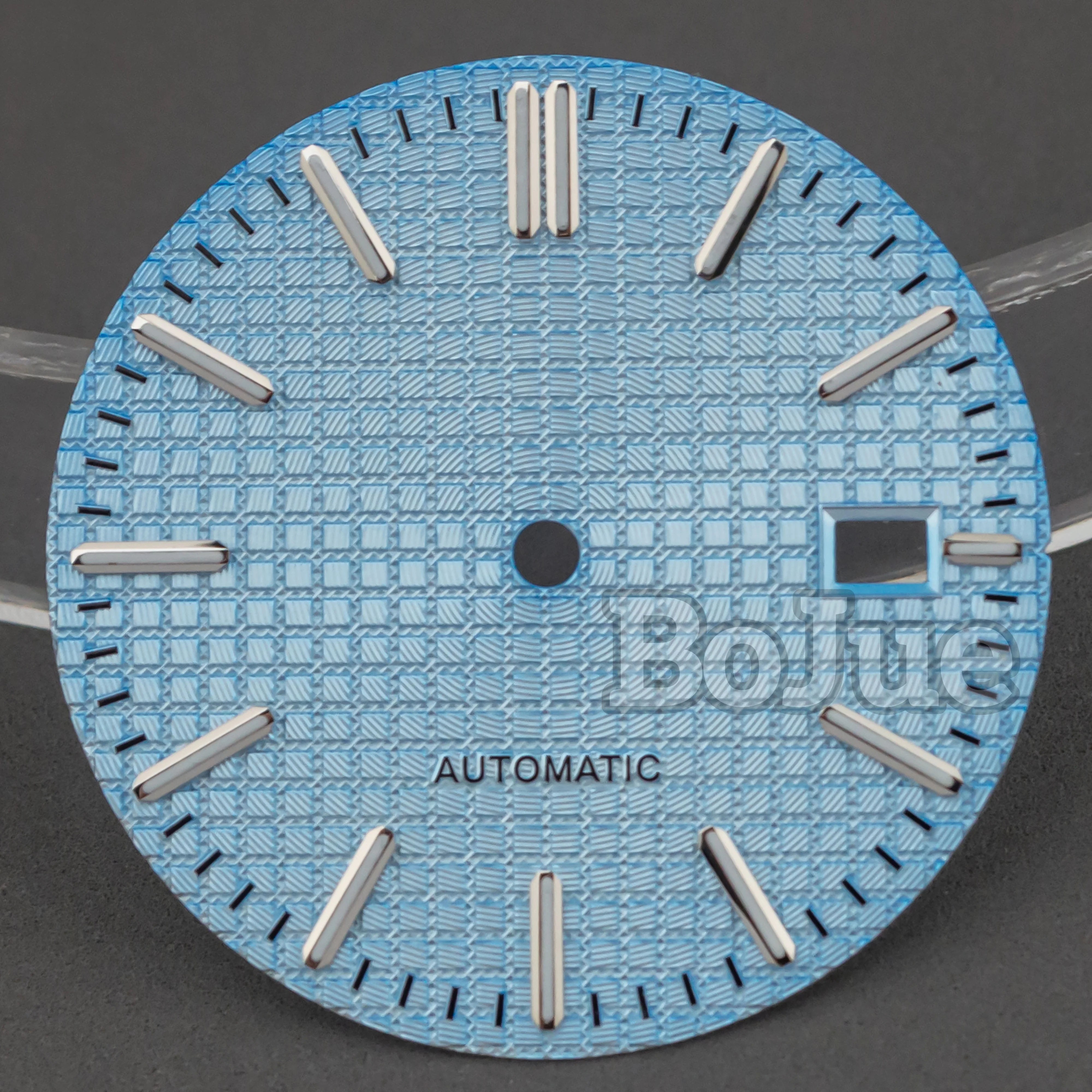 31.8 مللي متر NH35 مؤشرات قرصية خضراء مضيئة مناسبة لحركة Royal oak NH35 NH36 4R 7S NH35 ملحقات الساعة #3