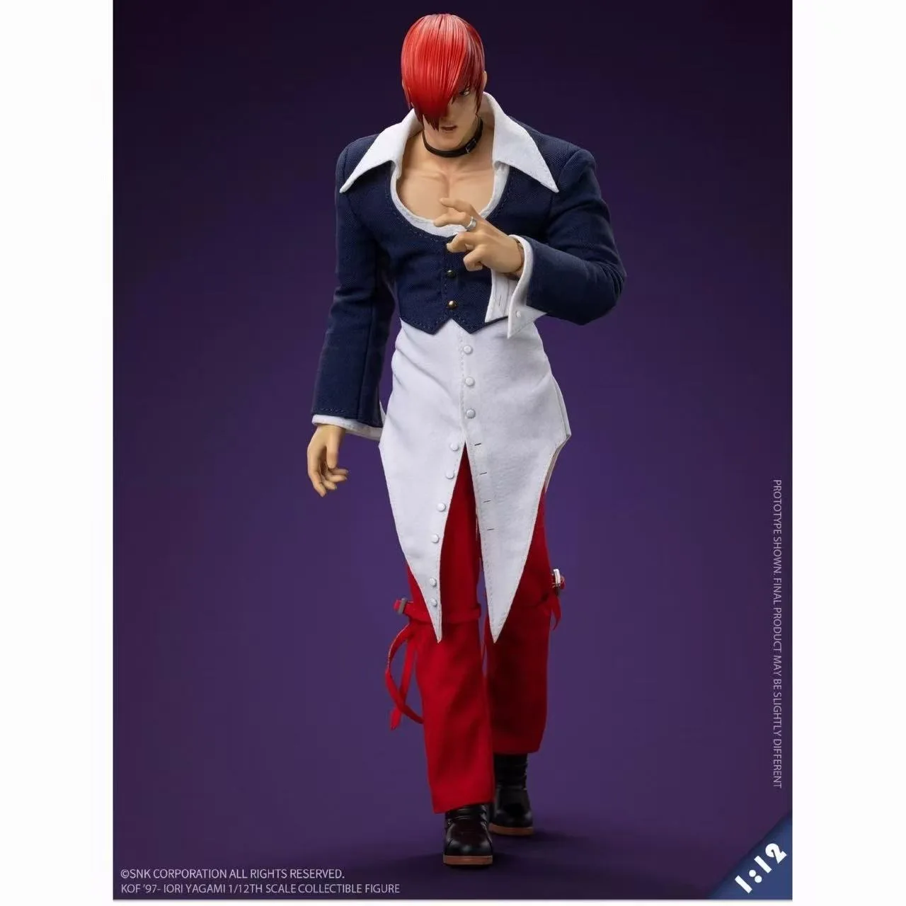 متوفر في المخزون SNK Swallowing Time Studio Boxing King '97 Bashen Temple 1/12 دمية قماشية متحركة