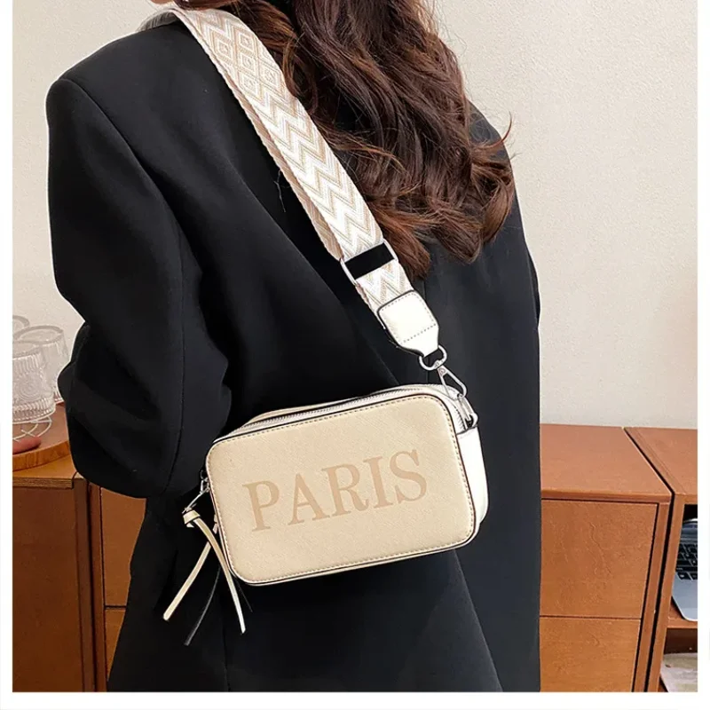 حقيبة كروس بسيطة بسعر خاص لعام 2025 - محفظة مربعة صغيرة، حمل متعدد الاتجاهات، واسعة وأنيقة، أساسية لخريف وشتاء