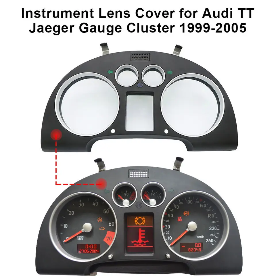 Instrument Lens Cover for Audi TT Jaeger Gauge Cluster 1999-2005