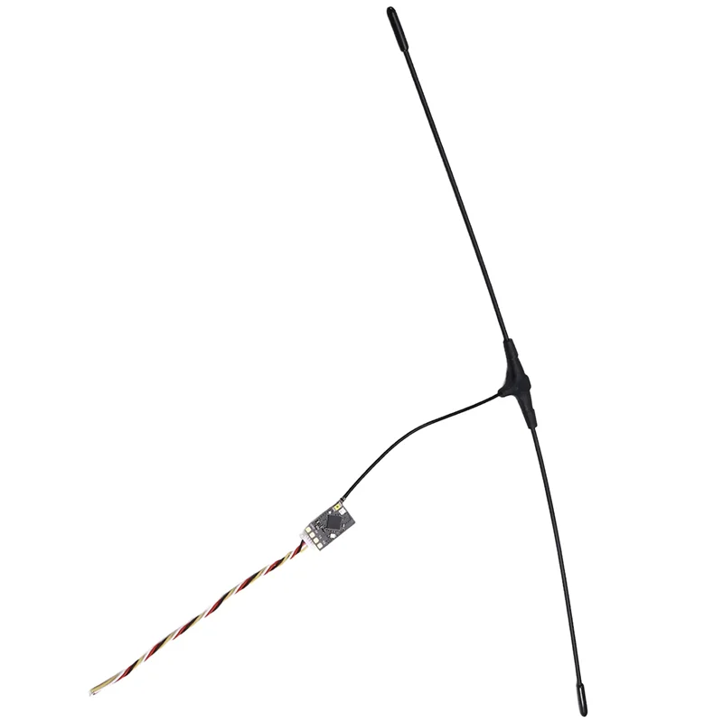 AY14 -433Mhz Expresslrs Empfänger 100Mw ESP32+SX1276+TCXO mit T-Typ-Antenne für RC Racing Drone