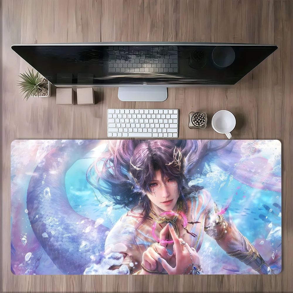 Rafayel Love And Deepspace Mouse Pad Large Non-slip Lockedge Desktop Computer Desk Mat Keyboard MousePad Office Gamer Student