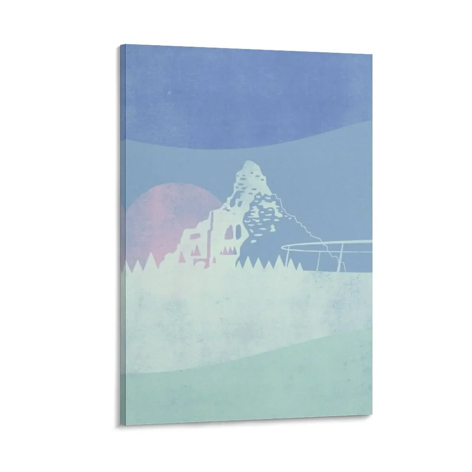 

The Matterhorn Minimalist Design Canvas Painting korean room decor aesthetic room decoration anime posters