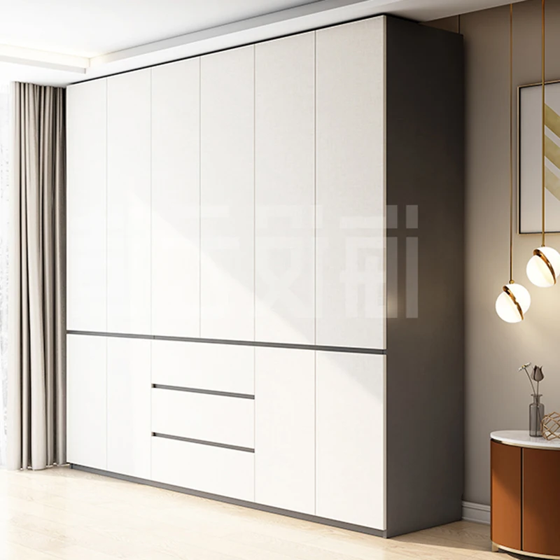 

Wooden Storage Closet Organizer Partitions Bedroom Clothes Living Room Cabinet Open Wardrobe Shelves Muebles Home Furniture