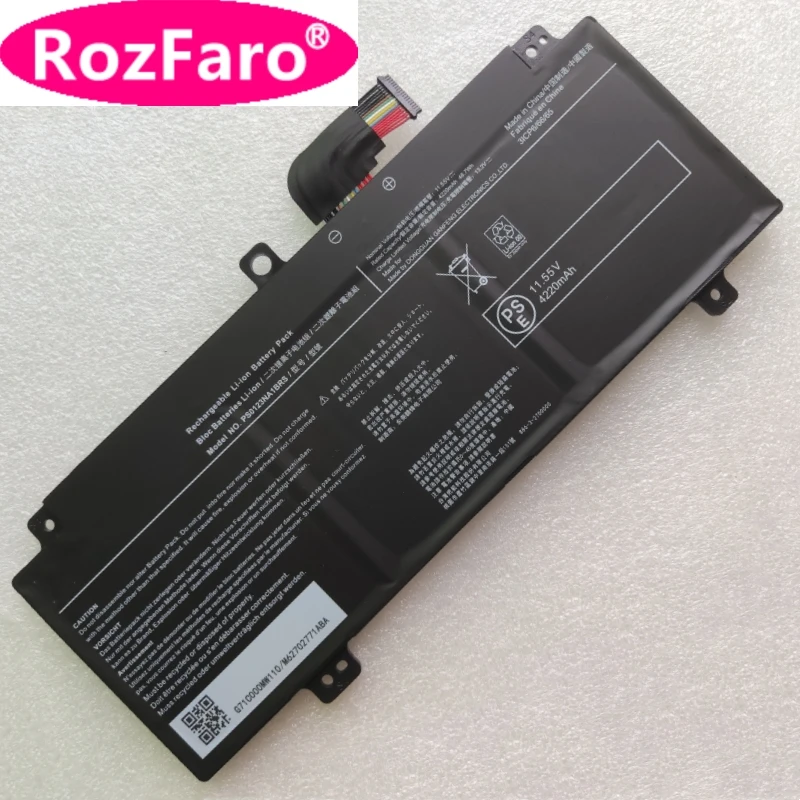 RozFaro PS0123NA1BRS 3ICP6/66/65 Laptop Battery 11.55V 48.7Wh 4220mAh For Toshiba Dynabook Portege Netbook Tablet PC