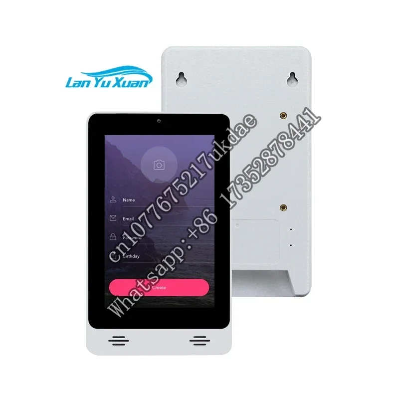 Pc elegante del hogar de la tableta del poe RJ 45 del soporte de la pared de Android del automatización del hogar de 8 pulgadas