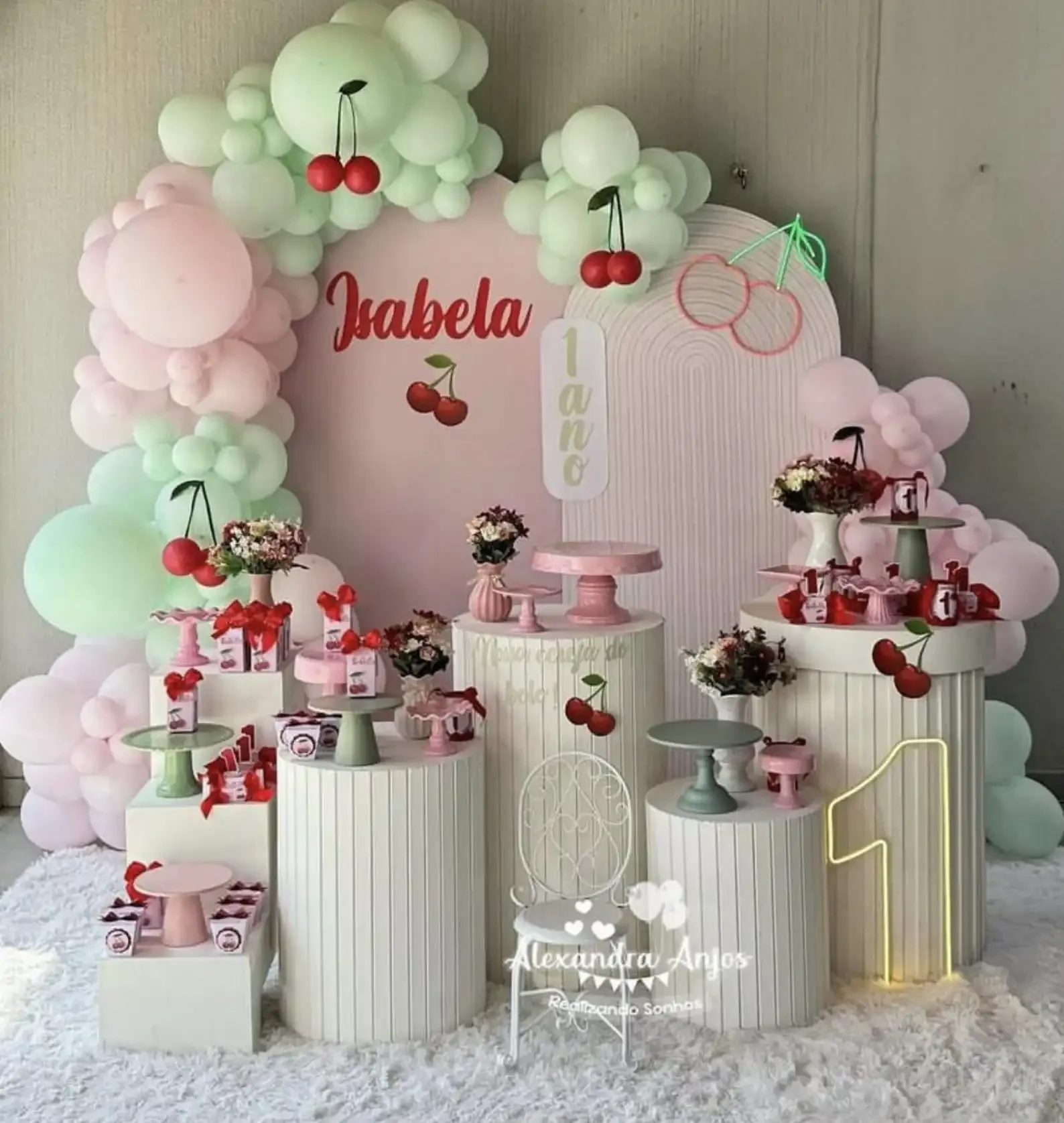 Mehofond-cubiertas personalizadas de 2 caras para fiesta de cumpleaños de niñas, decoración de arco de Chiara, foto de fondo