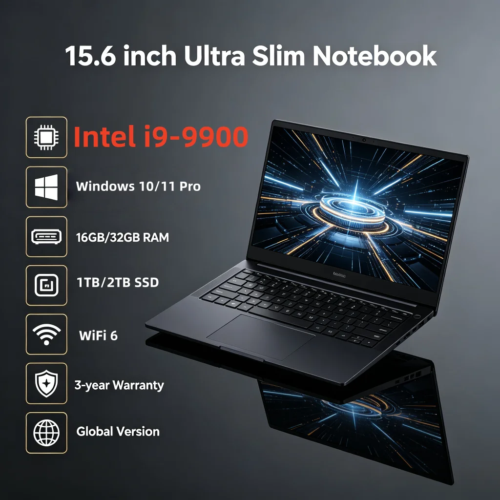 �y�Z�[�����z�V�^15.6�C���` �m�[�g�p�\�R�� �u���b�N Intel Core i9-9900 32GB RAM 2TB SSD �E���g���X���� �Q�[�~���O�m�[�g�p�\�R�� 1920*1080 Windows 11 Office���� �w�K�E�ƒ�p