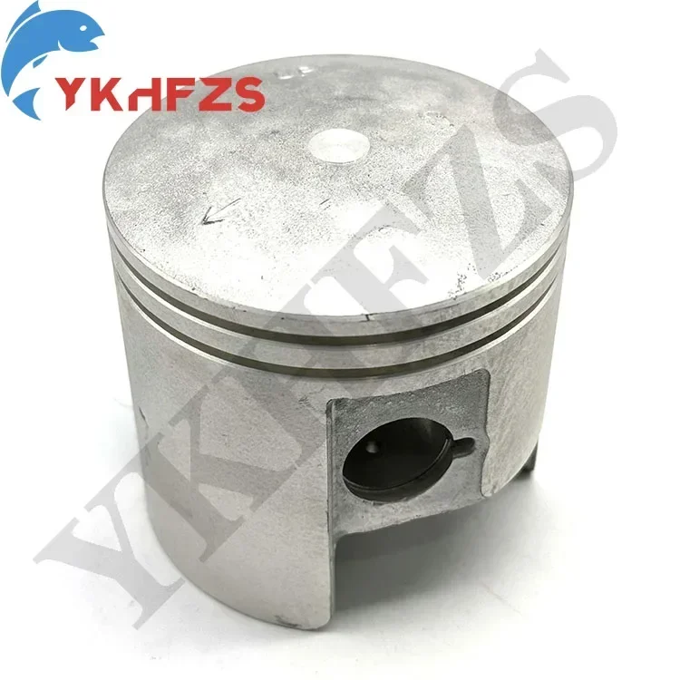 

66T-11635-00 Piston kit (0.25MM O/S) for YAMAHA Outboard Motor 2 stroke 40HP +0.25MM 66T-11635 66T11635 Diameter:80.25mm