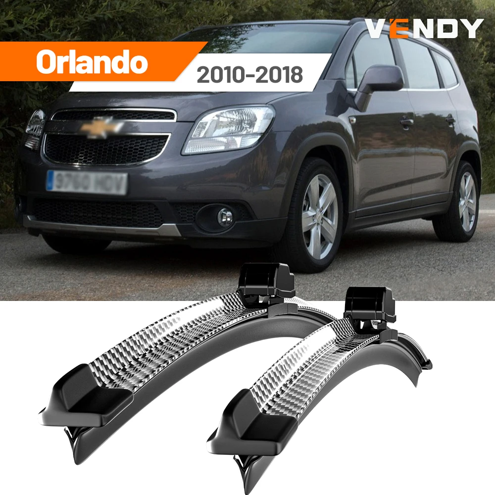 Für Chevrolet Orlando 2010-2018 2011 2012 2013 2014 2016 2017 2 stücke Frontscheibe Wischer Klingen Scheibenwischer Carbon Faser