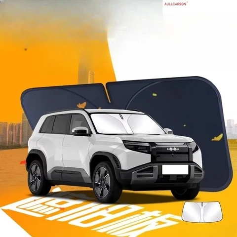 Для BYD Leopard Titanium 3 2025 лобовое стекло автомобиля солнцезащитный козырек блоки лучный отражатель авто оконный козырек щит крышка складной зонтик