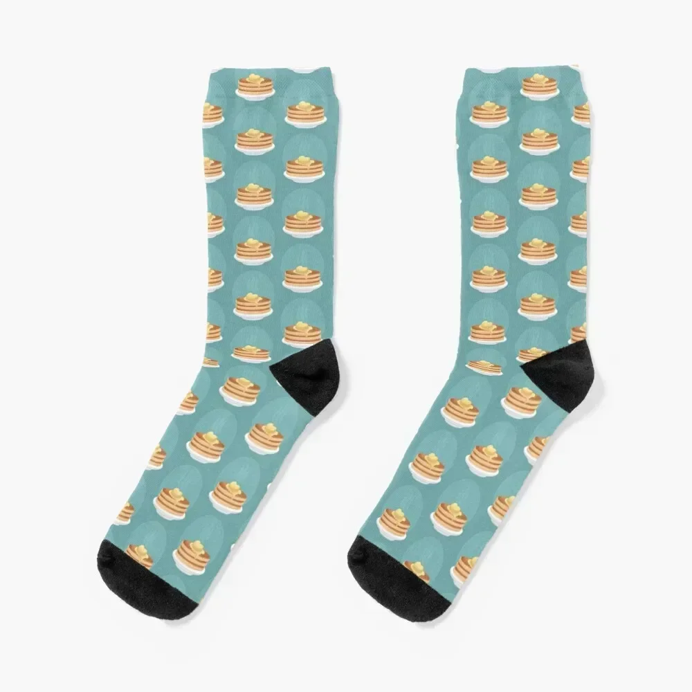 

Pancake with Melting Butter Socks halloween set Socks Female Men's