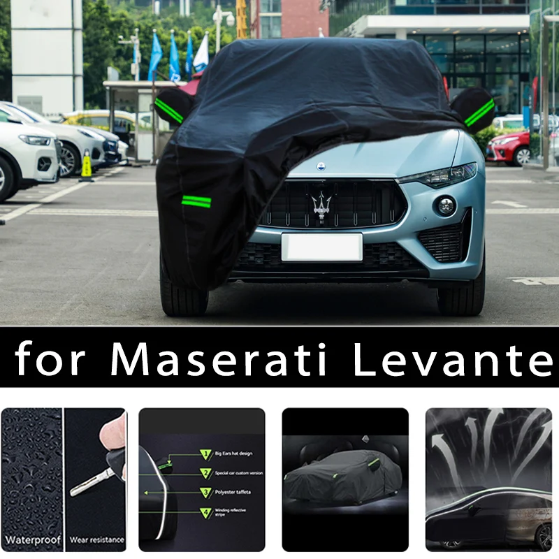 

For Maserati Levante Outdoor Protection Full Car Covers Snow Cover Sunshade Waterproof Dustproof Exterior Car accessories