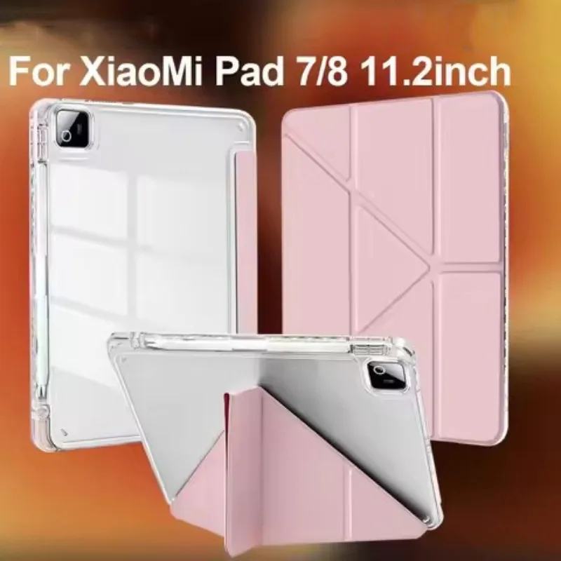 

Акриловый жесткий чехол Y-Fold для Xiaomi Pad 8 MiPad 8Pro 11,2 дюйма 2025 7 7Pro 6 6Pro 5 5Pro 11 Redmi Pad 2 SE 11 8,7 K Pad 8,8