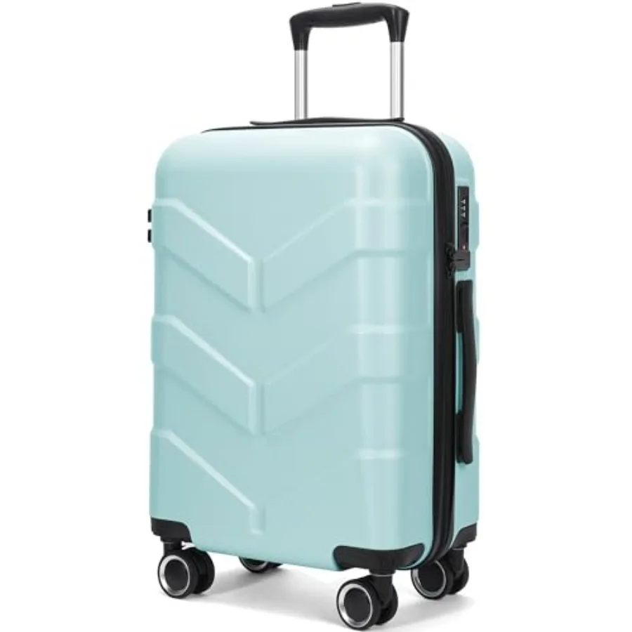 

Hardside Carry On Luggage 22x14x9 Airline Approved with Spinner Wheels, Lightweight 20-inch Carry-On Suitcase for Men and Women