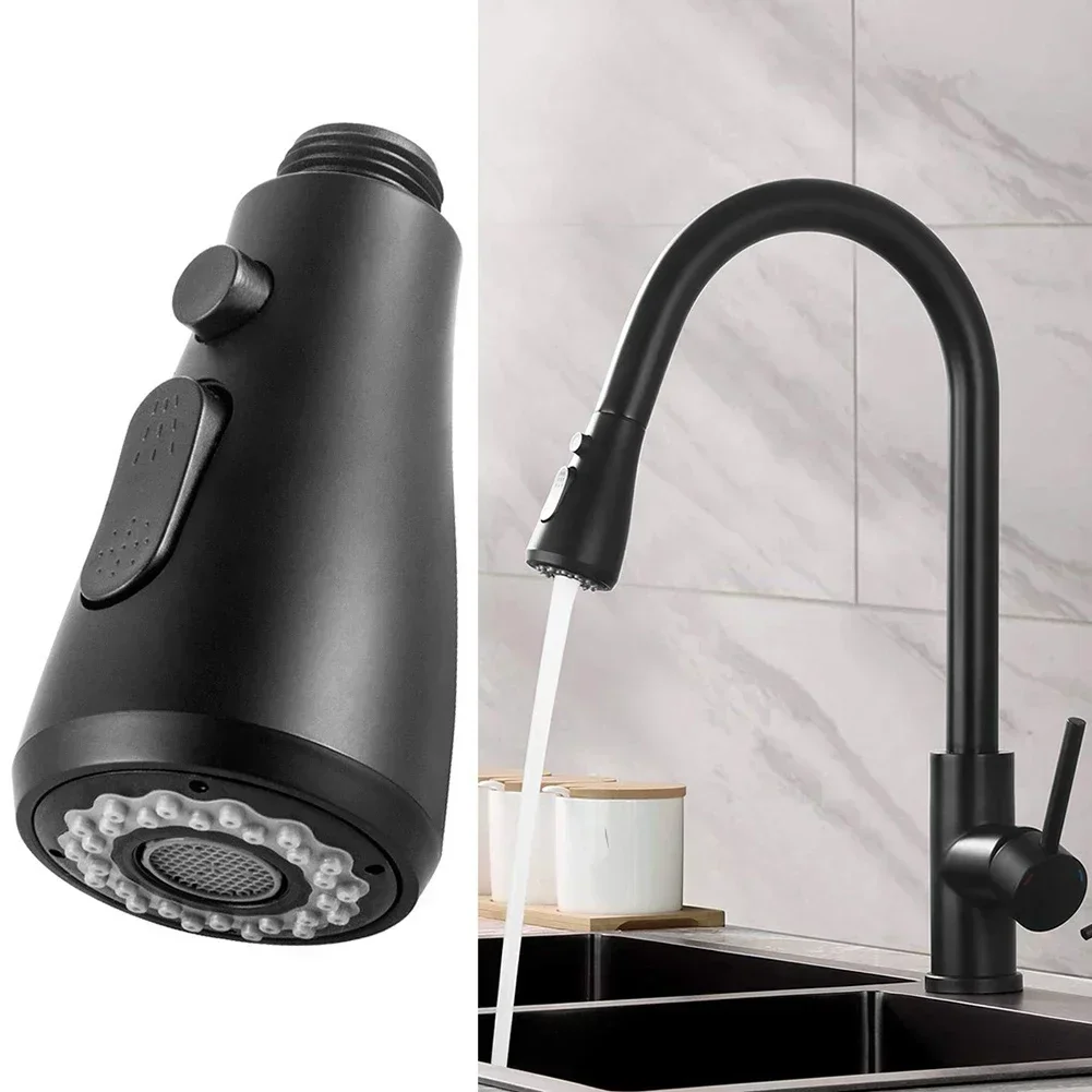 ABS Nozzle Sink Pull Out Sprayer Mixer Head Kitchen Faucet Spray Head Replacement 1/2