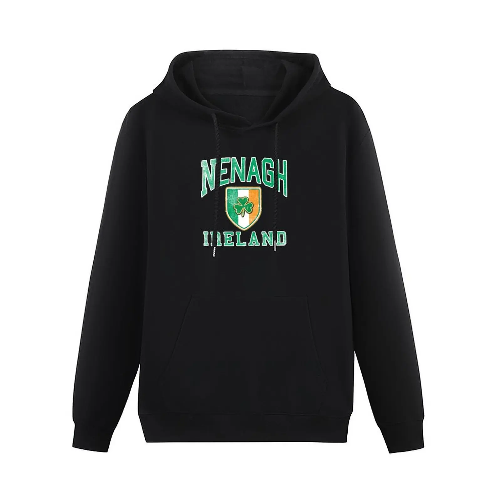 Nenagh, Ireland with Shamrock Pullover Hoodie autumn new products men's coat pullover hoodies