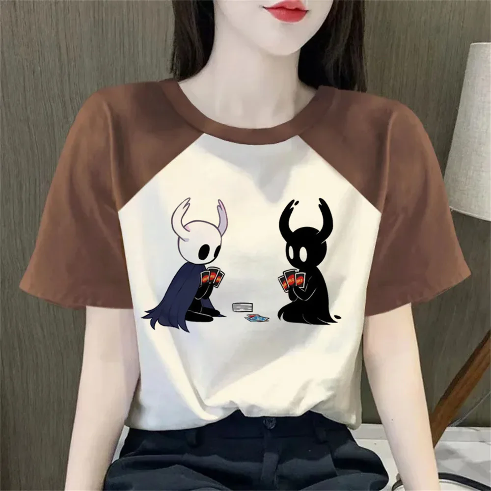Hollow Knight shirt women Colorful kawaii 80s hip hop Y2k Grunge t shirt University Classic Y2k Breathable Grunge streetwear