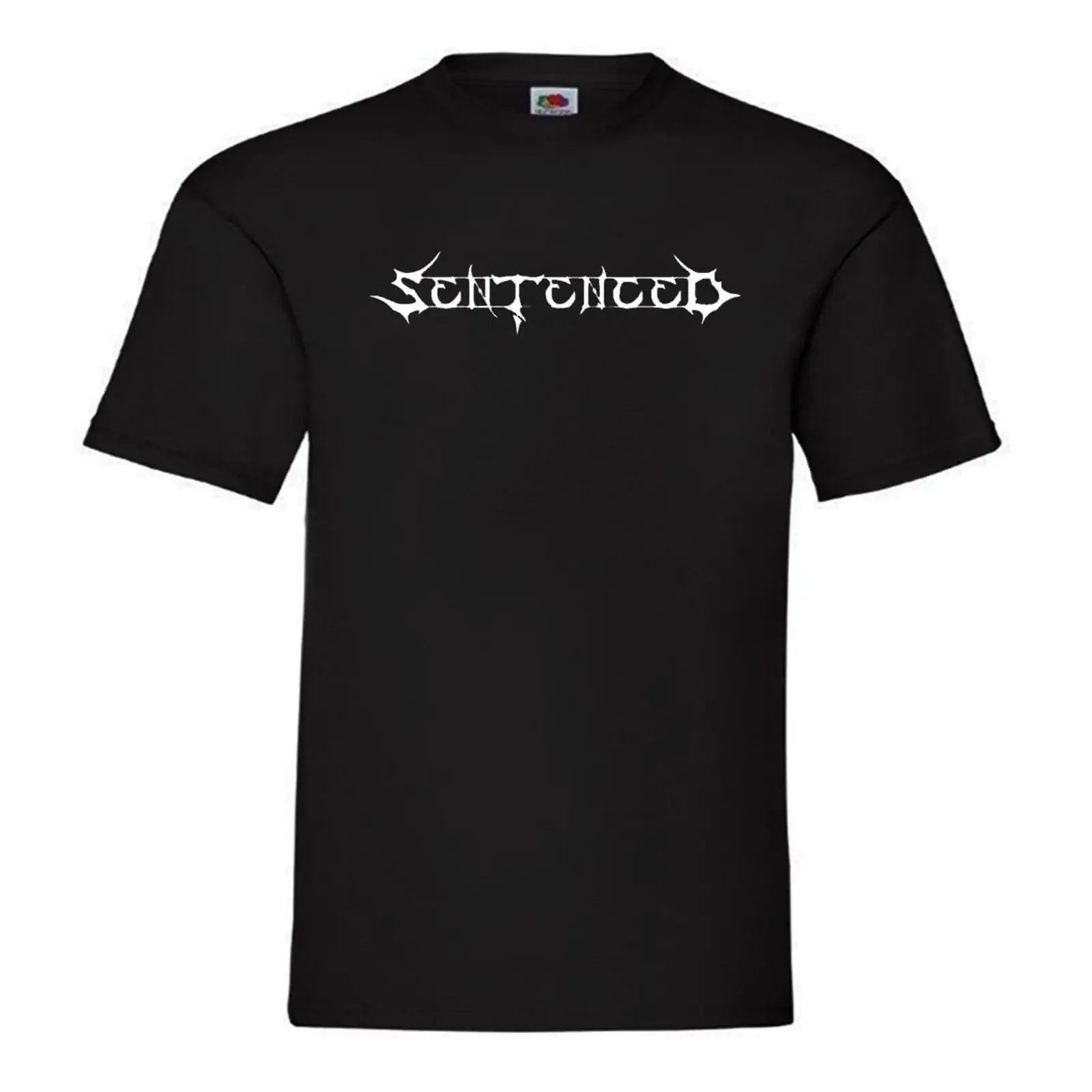 Sentenced band T Shirt for man vintage Washed designer clothes homme Stretched Casual Top For Everyday Wear streetwear Soft