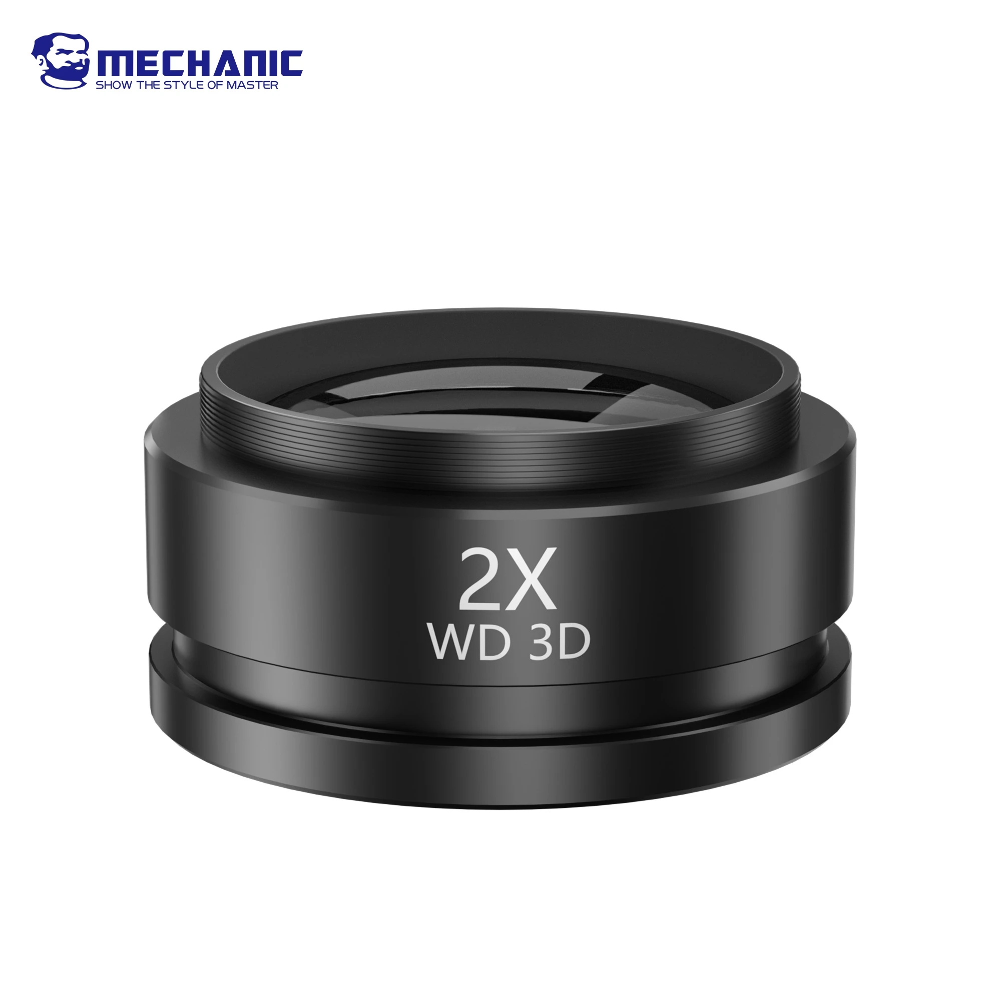 MECHANIC Barlow Auxiliary Objective Lens Multi Magnification 0.5X 0.7X 2X for Stereo Microscope Phone Circuit Board Repair Parts