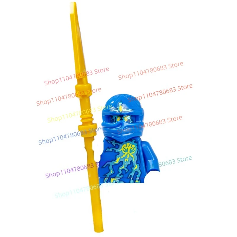 

MOC New Building Blocks Mini Dolls Holding Double Swords, Knives and Guns, Toy Ornaments, Splicing Holiday Gift Collections.